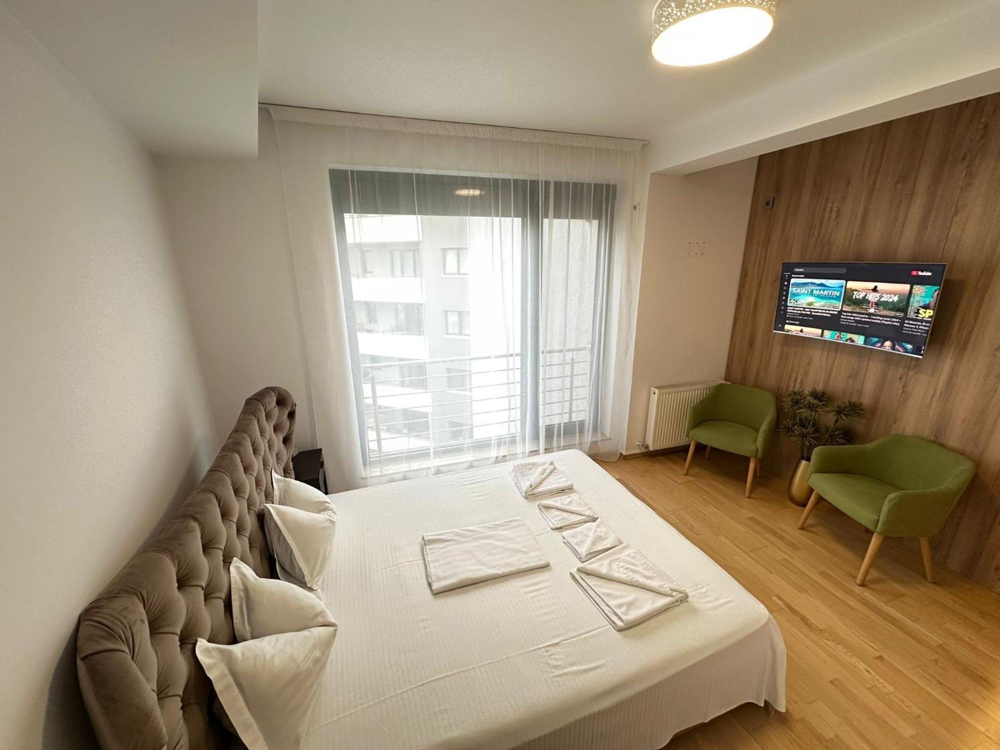 Centru Unirii Luxury Vip Palmier Apartament 2 Camere Cu Terasa Exterioara Amenajata ! Parcare Subterana Privata Climatizata Si Supravegheata Video Dar Doar Cu Rezervare In Limita Locurilor Disponibile !Proprietate In Regim Hoteliep - Nu Are Bucatarie Букурещ Екстериор снимка